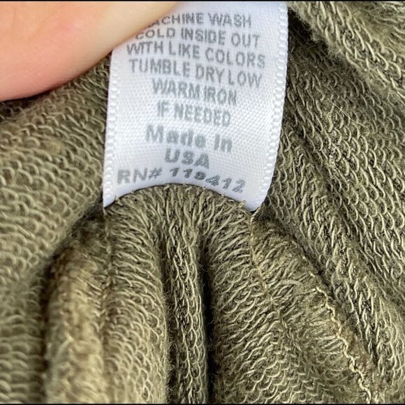 Monrow Supersoft V Dress in Hunter Green M - Picture 10 of 10